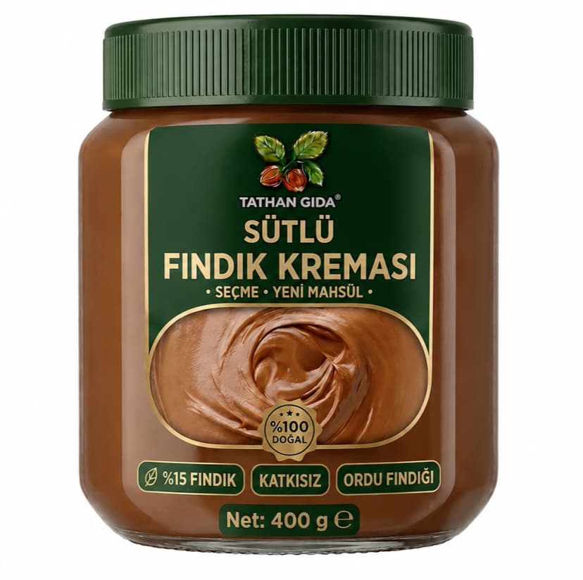 Sütlü Fındık Kreması (%15 Fındık)